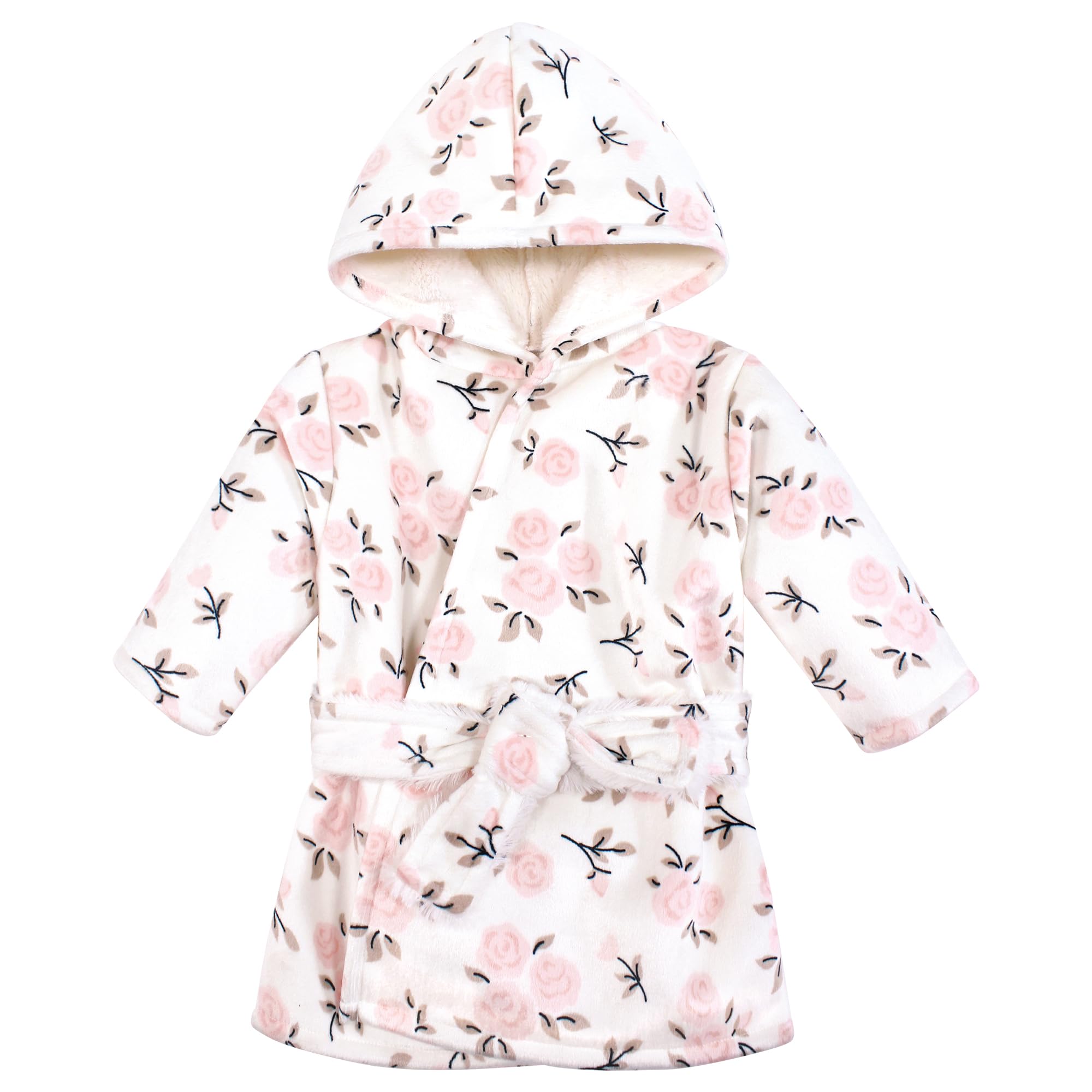 Hudson Baby Unisex BabyMink with Faux Fur Lining Pool and Beach Robe Cover-ups