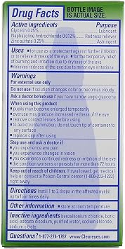 Clear Eyes Maximum Itchy Eye Relief .05oz (Pack of 2)