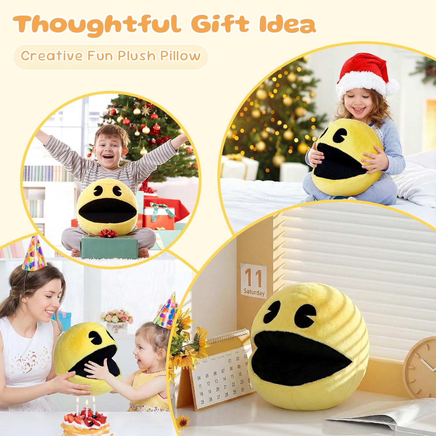 Plush 13in Yellow Stuffed Animal Toy Cute Plushs Toy Soft Anime You Gonna Never Stop Plush Pillow for Kids