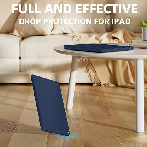 Miniatura 119 de Akkerds - Funda para iPad 10.2 2020, iPad 8ª generación/2019, iPad 7ª generación, con soporte para lápiz. Funda protectora premium con parte trasera