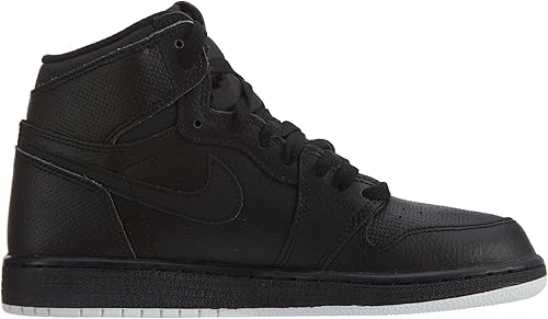 Miniatura 2 de Air Jordan 1 High OG Big Kid's Shoes "Black White"