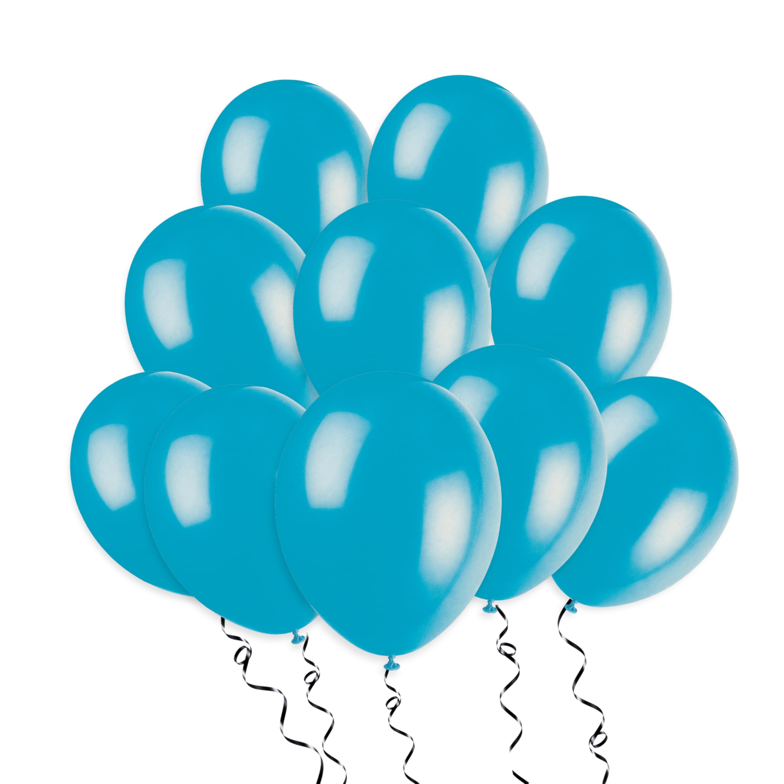 Turquoise Premium Latex Balloons (30cm) Pack of 10 - Party Decorations for Celebrations and Events