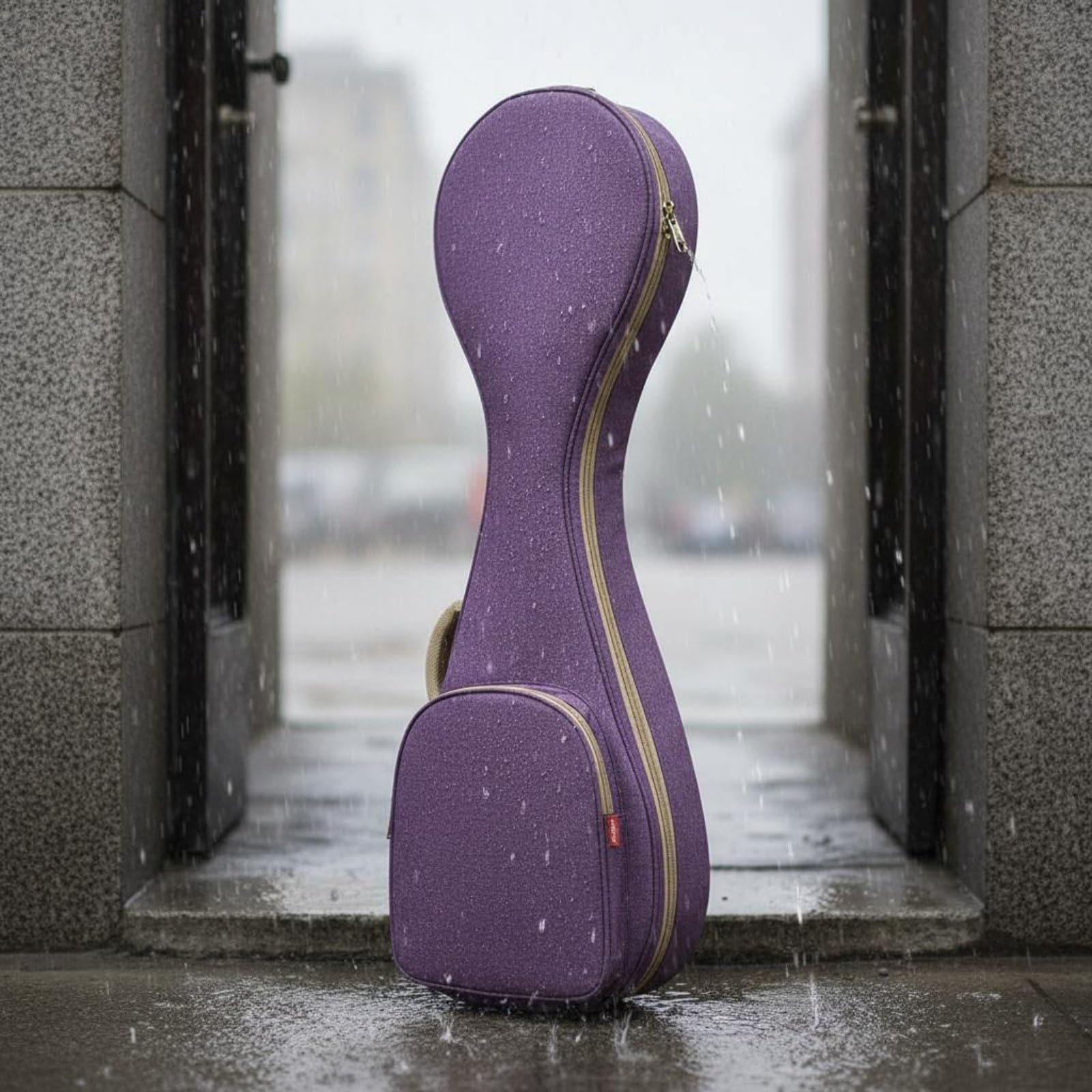 predolo Pipa Instrumententasche wasserdicht Pipa Tasche stoßfest Instrumententasche für Musiker, Reisen, Lagerung, Khaki, Erwachsen