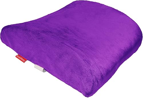 Miniatura 2 de Bookishbunny Cojín de apoyo lumbar de espuma viscoelástica prémium (morado)