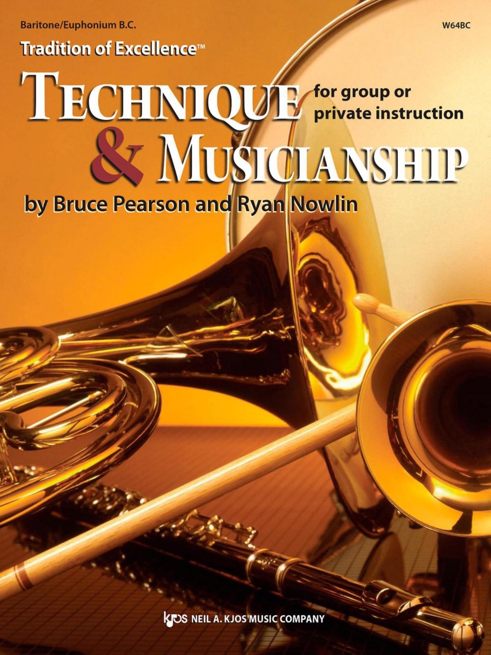 W64BC - Tradition of Excellence Technique & Musicianship - Baritone/Euphonium B.C.