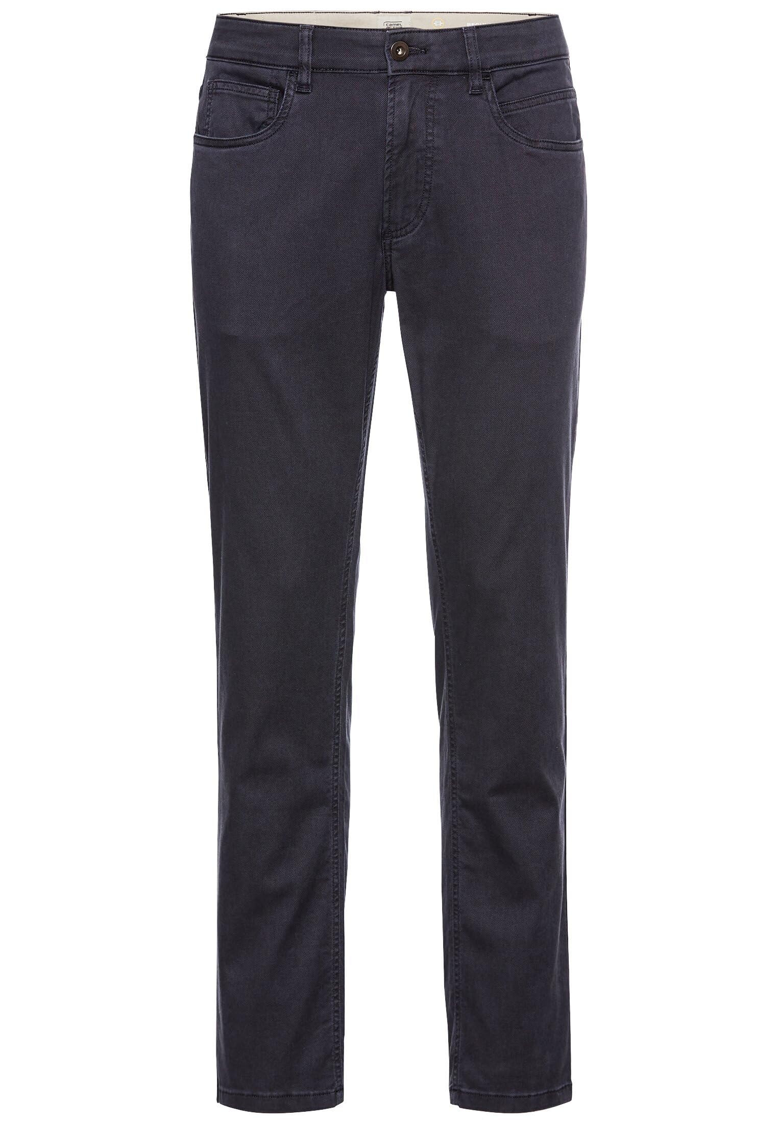 camel active Herren Regular Fit 5-Pocket Hose Dunkelblau, menswear-40/34