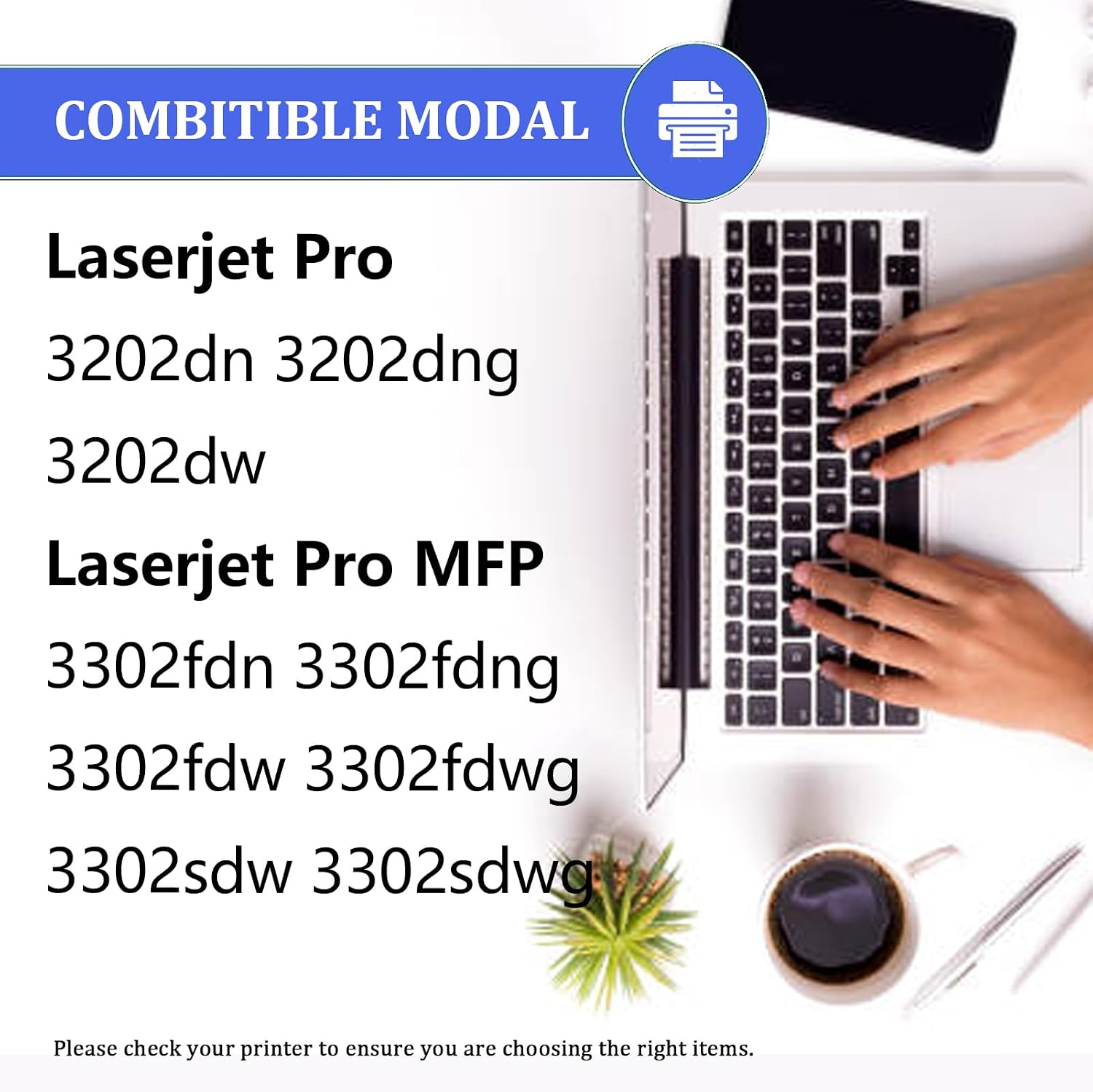 219A Toner Cartridges Compatible for HP 219A W2190A W2191A W2192A W2193A Toner, Quality Toner for HP LaserJet Pro 3202 MFP 3302 Series, 1 Set