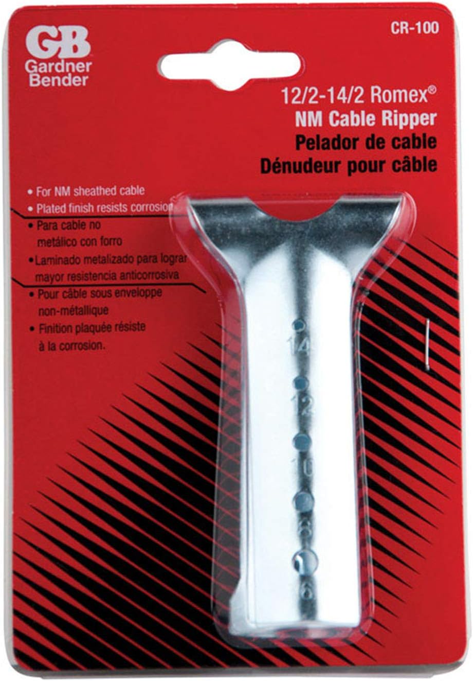 GB Gardner Bender CR-100 4" Romex® Cable Ripper