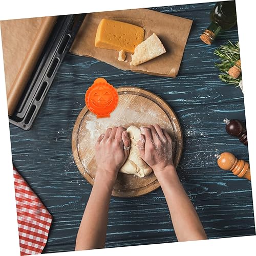 Miniatura 4 de UPKOCH 2 piezas de molde de bola de masa para Halloween, molde de prensa de arroz, kit para hacer ravioles, herramientas para niños, prensatelas de