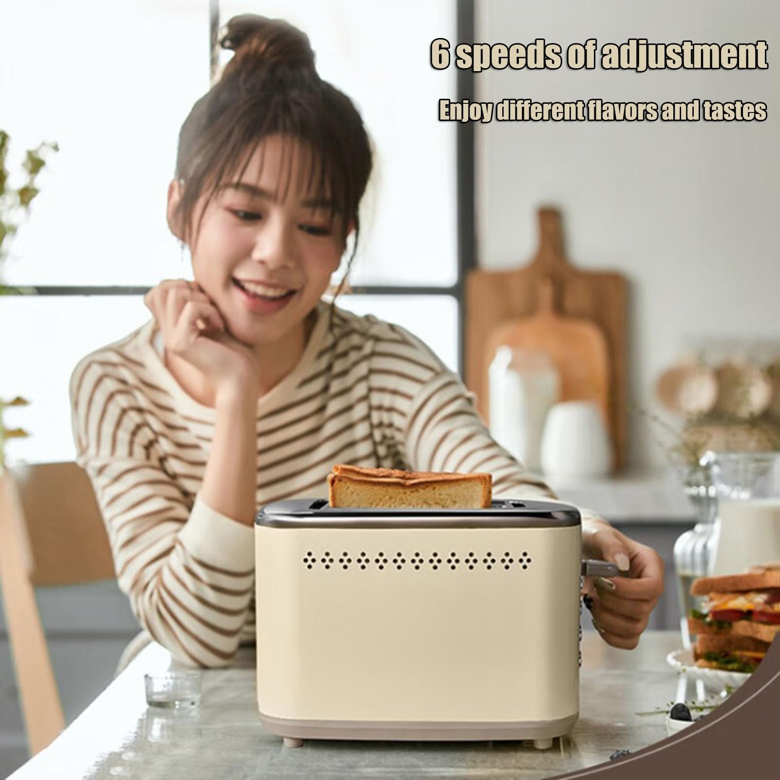 DAILY 14SS ミラクルカプリ74 443217 336/トースト 36 Amazon.com: Double Side Baking Toaster,Multi-Functional 2