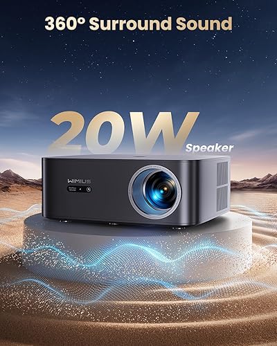 Miniatura 7 de Compatible con 1200 ANSIGoogle TV4K proyector inteligente con WiFi y Bluetooth, proyectores de películas para exteriores y en casa con control de