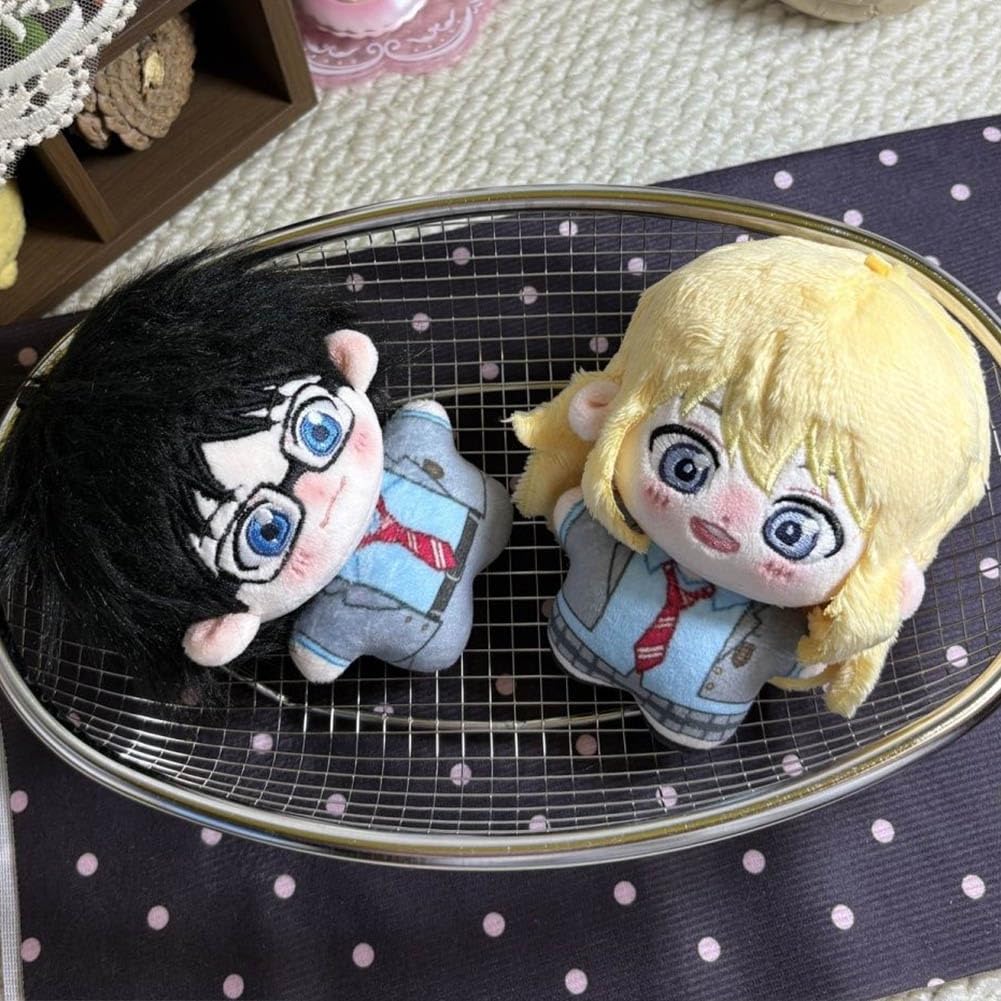 Miyazono Kaori & Arima Kousei - Almohada de peluche de anime, 2