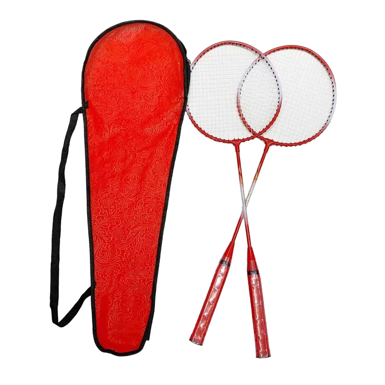 Raquetas de Bádminton 665 mm con Bolsa, Set para Principiantes