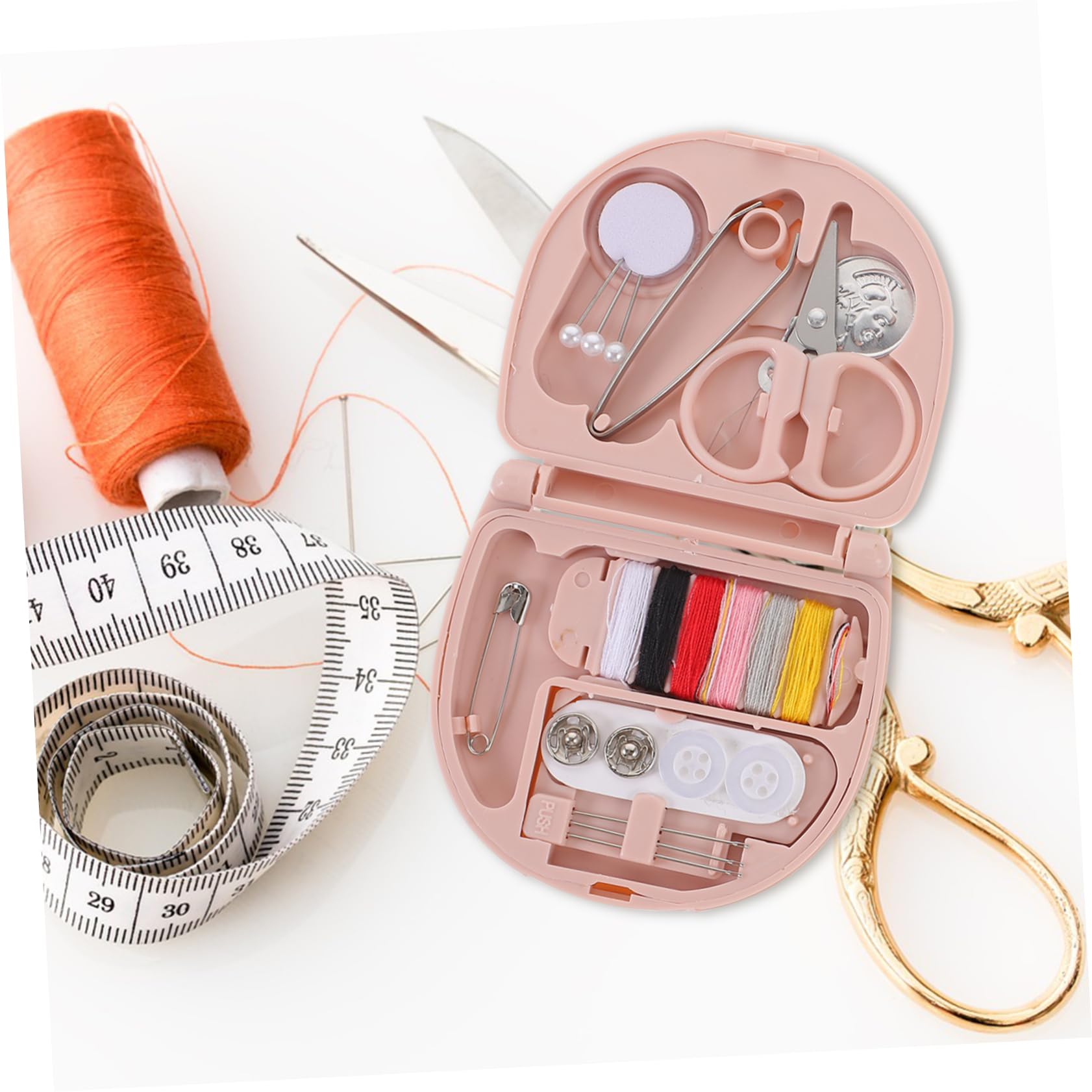 Kit de Costura Portátil de 8 Piezas para Uso Doméstico