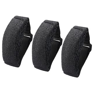 Piutouyar 3 Pcs Black Guitar String Mute Damper, Adjustable Guitar String Cover Tape Bass Guitar Mute Guitar String Dampener for Electric Guitar Instruments, Musical Instrument Accessories - Amazon product rated Grade A