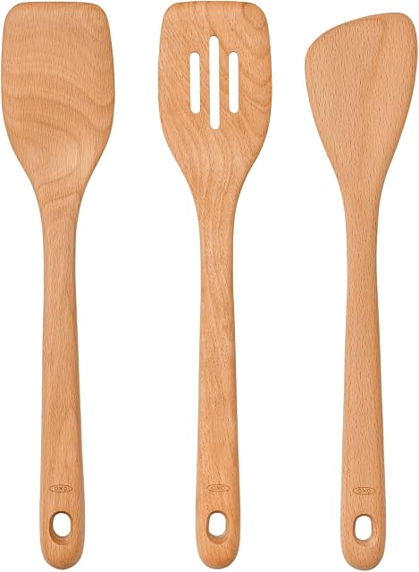 OXO Good Grips Wooden Turner Set, 3-Piece