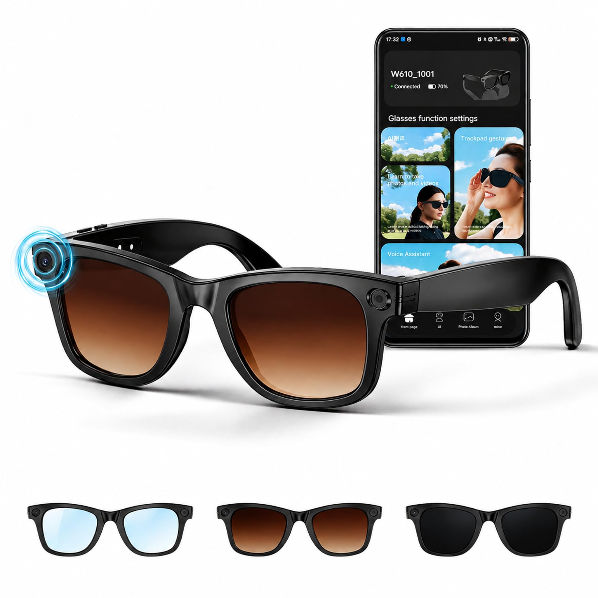 Haulvean AI Smart Glasses