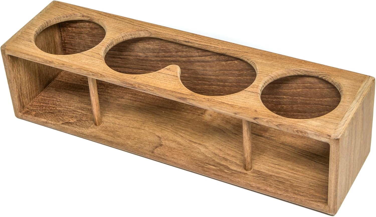 Whitecap 62632 Teak Four Drink/Binocular Rack