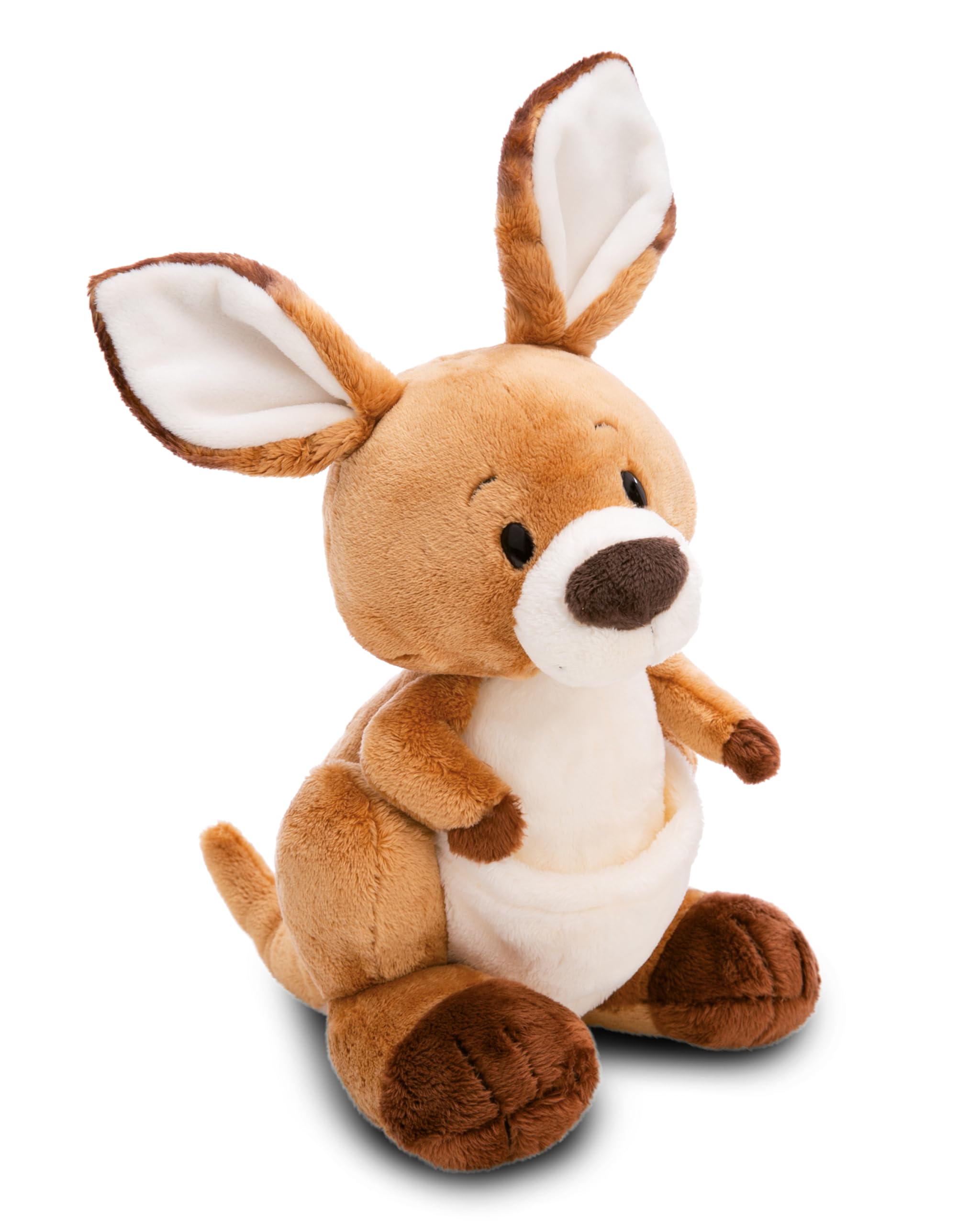NICI soft toy kangaroo Kelly 21cm - brown - Cuddly sweet plush for cuddling and playing, for children & adults, great gift idea - 61713