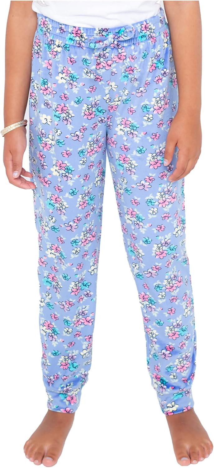 BTween Girls 3 Pack Velour Jogger Pant Set Solid, Tie Dye or Camo Sweatpants for Girls - Image 7
