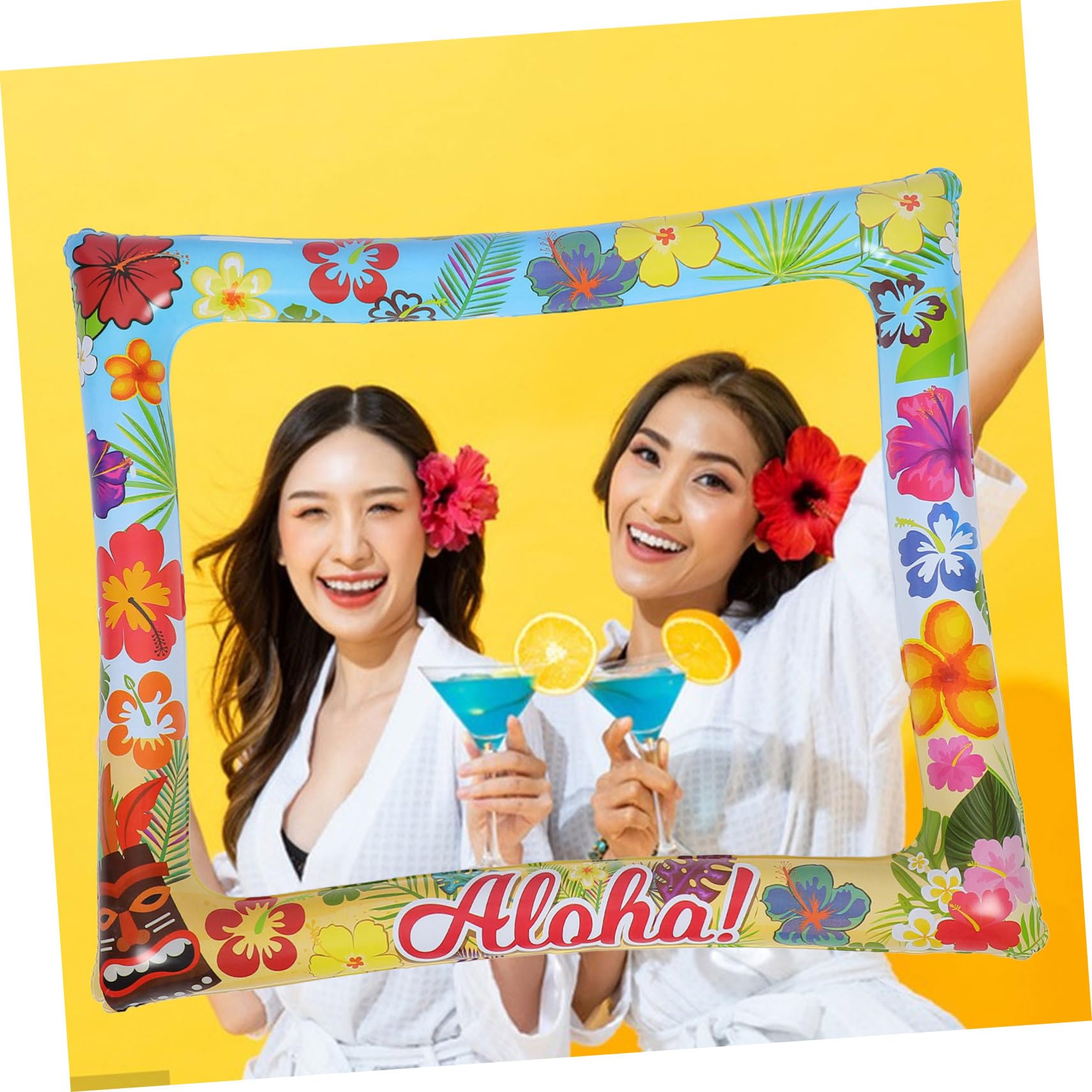 UPKOCH 5 Stück Aufblasbarer Fotorahmen für Partys und Festivals Sommerstil für Fotos mit Freunden Deko für Hochzeiten und Einfach zu Verwenden