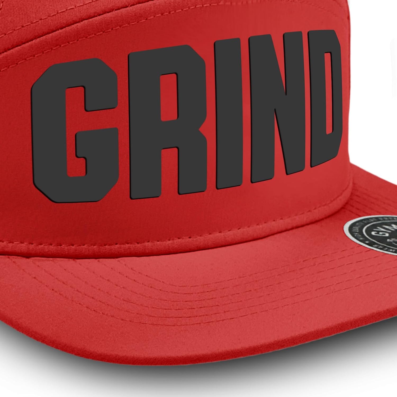 Grind Workout Hats for Men, 7 Panel Laser Vented Classic Adjustable Snapback Hat Mens Gifts