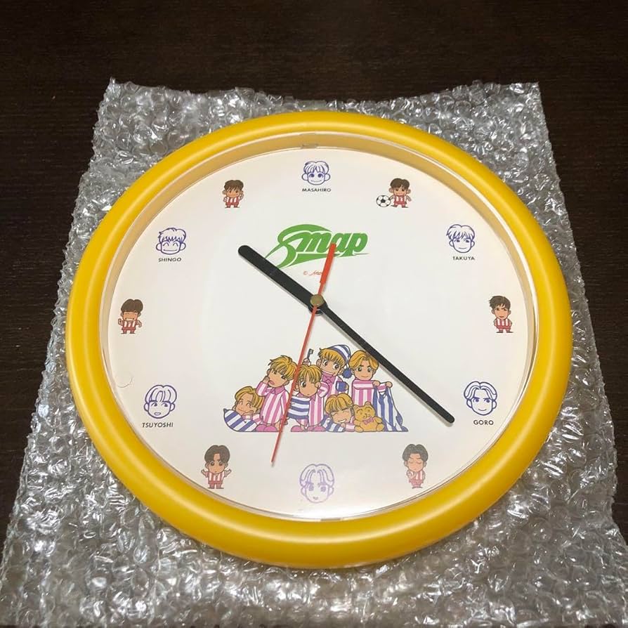 SMAP 時計 掛け時計 6人時代 Amazon.co.jp: SMAP スマップ 6人 公式グッズ 壁掛け時計