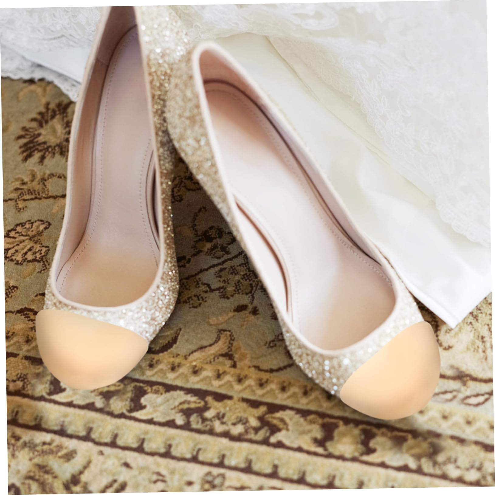PACKOVE Tacchi Per Proteggere La Testa Scarpe Punta Decorativa Punte Del Tallone Scarpe Re Kit Punte Di Avvio Protezione Della Punta Delle Copertura Dei Tacchi