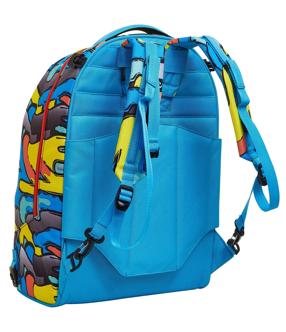 SJ GANG STYLE JAM GANG Trolley Scuola Sganciabile New Tech, Blu, Zaino con Carrello Sganciabile, 3 in 1, Triplo Uso, Trolley e Zaini, Scuola, Bambini e Ragazzi