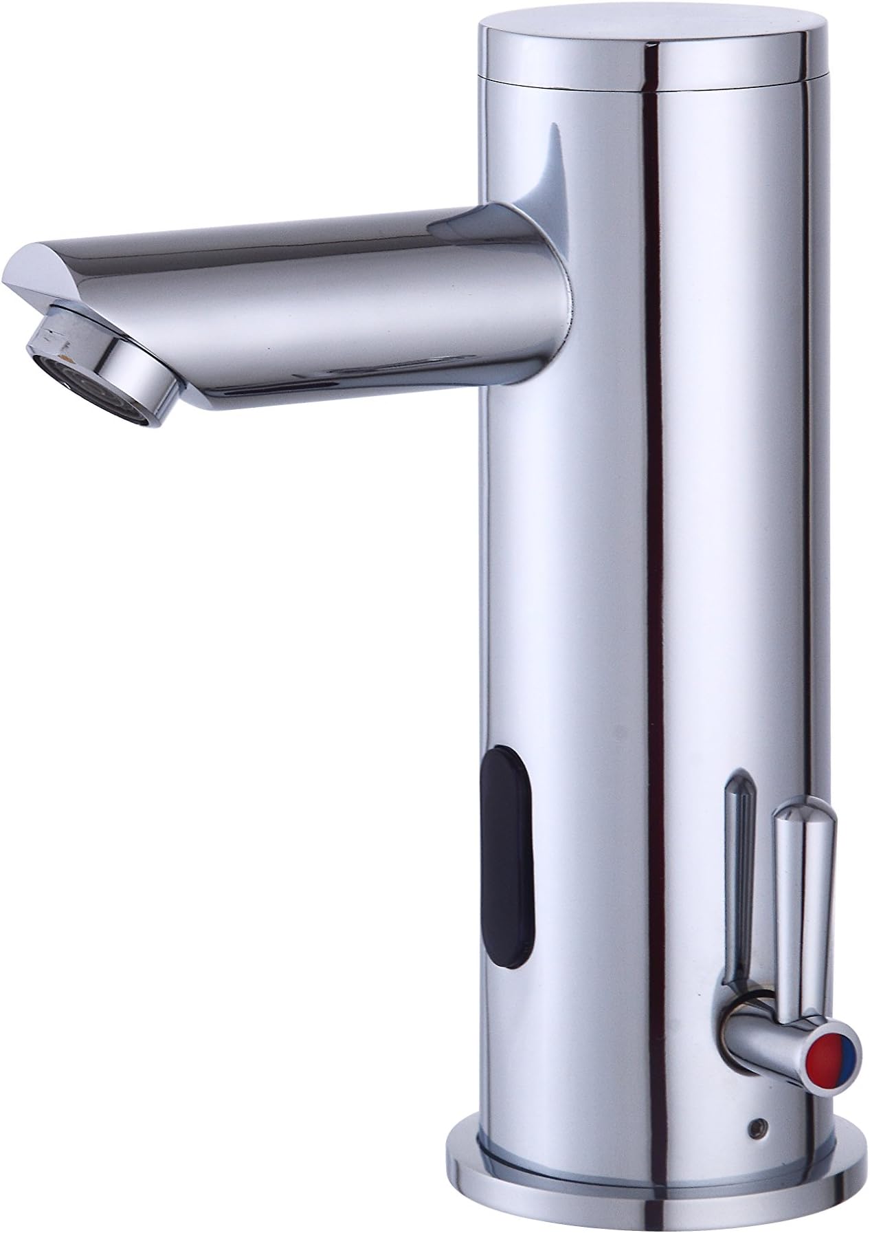 Bathroom Tap with Infrared Automatic Sensor Non-Contact Washbasin Mixer Tap for Bathroom Sink Mixer Tap Brass Chrome-Plated