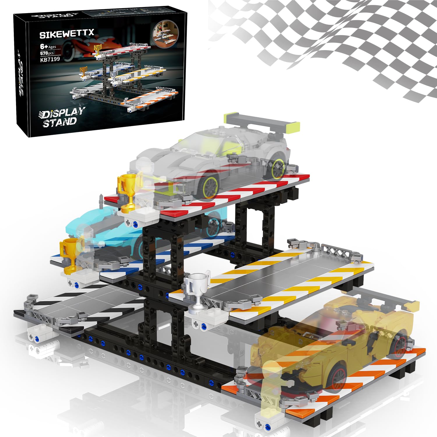 Amazon.com: Display Stand Building Kit, 578 Pcs Compatible with