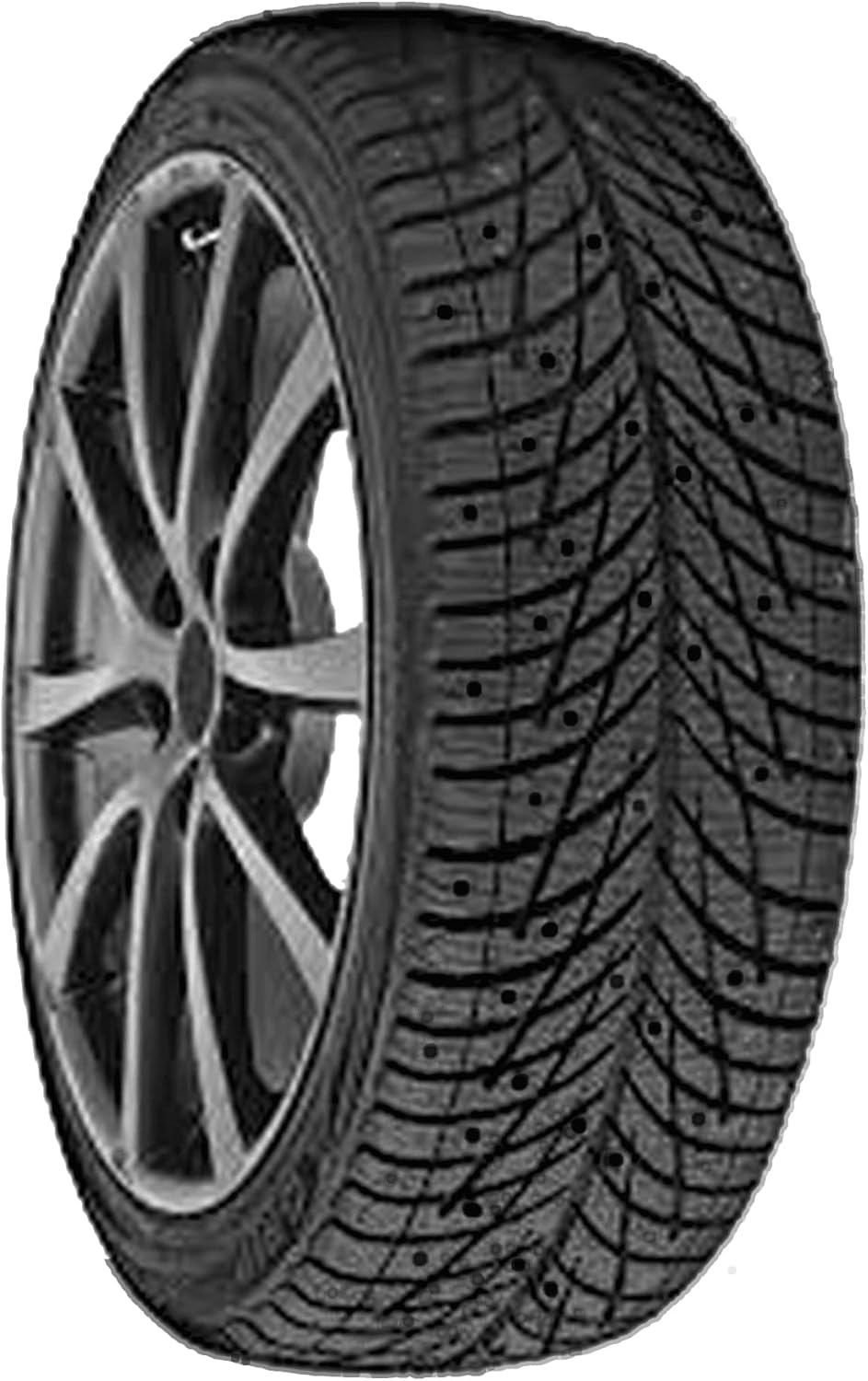 Accelera X Grip Winter Passenger Car Touring Radial Tire-245/40R18 245/40/18 245/40-18 97V Load Range XL 4-Ply BSW Black Side Wall