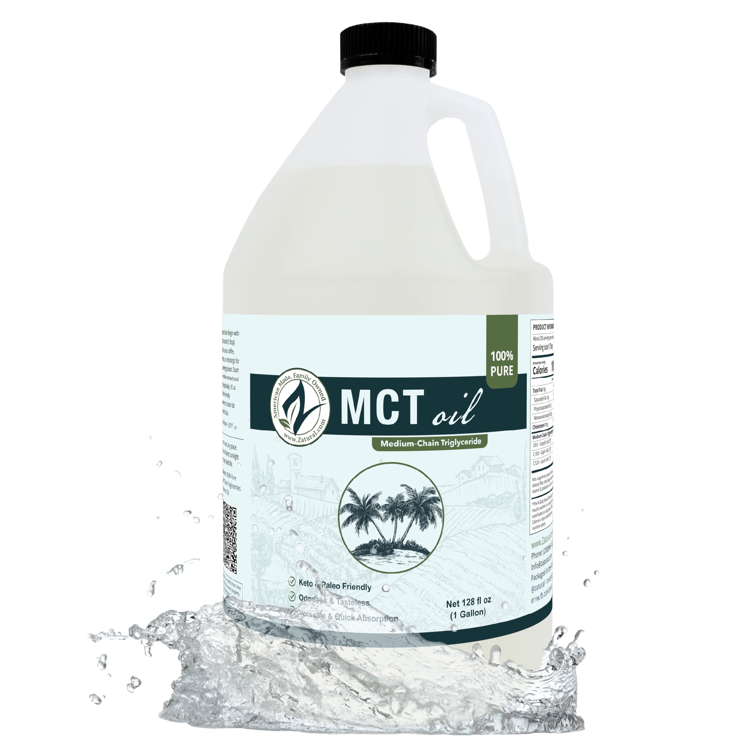 Amazon.com: MCT Oil, Certified Food and Therapeutic Grade, Carrier