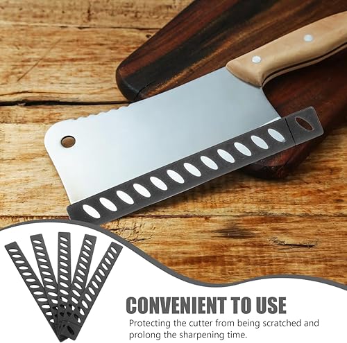 Miniatura 4 de EXCEART Protectores de cuchillos, protectores de cuchillas, cubiertas de plástico para cortadores de cocina, fundas de protección de cuchillas y