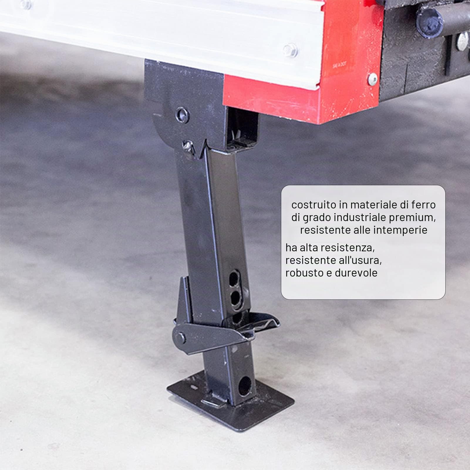 Stabilizzatori Camper, 2 Pezzi Martinetti Stabilizzatori per Telescopici Pieghevoli, Supporto da 650 Libbre, Capacità di Sollevamento di 1000 Libbre, Supporto Sollevamento