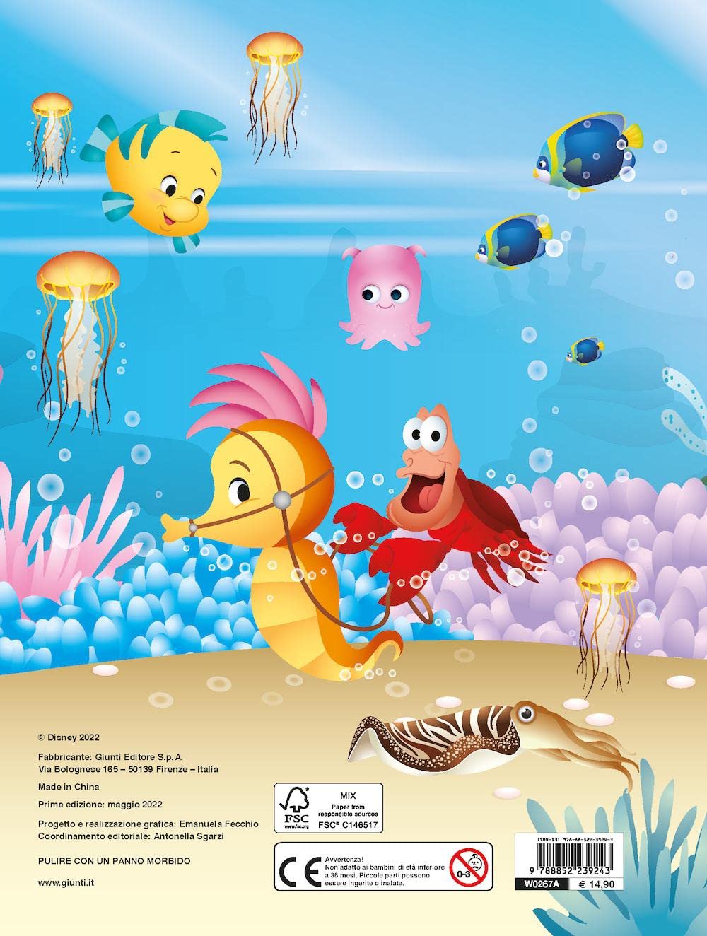 Gli amici del mare. I magneti Disney. Ediz. a colori. Con 10 magneti