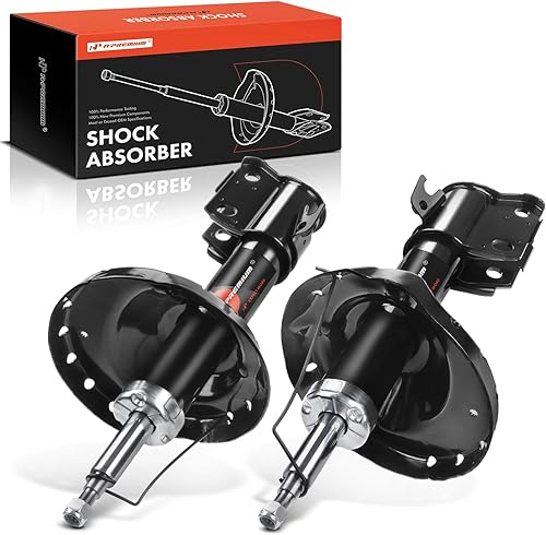 A-Premium Par delantero (2) Conjunto de amortiguador compatible con Subaru Impreza 2008 2009 2010 2011, lado del conductor y del pasajero