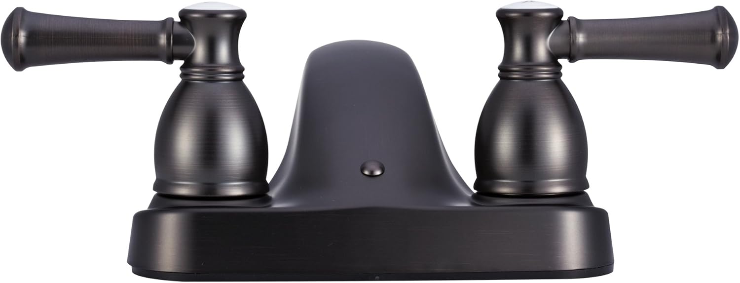 Crazy Deals Dura Faucet DF-PL700L-VB RV Bathroom Faucet with Classical Hot and Cold Handles (Venetian Bronze)
