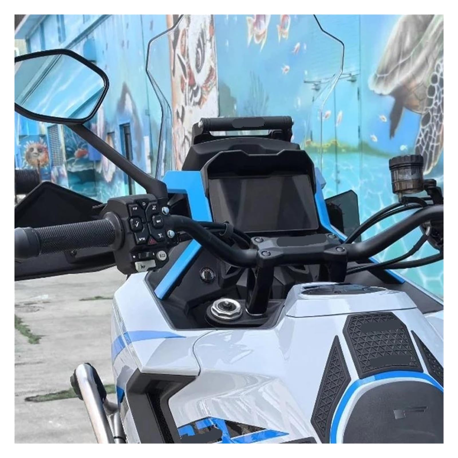 Soporte GPS para teléfono para ZONTES 703F ZT703F 2024 Accesorios De Motocicleta CNC Aluminio GPS Soporte para Teléfono Extensión Navegación(12-22MM)