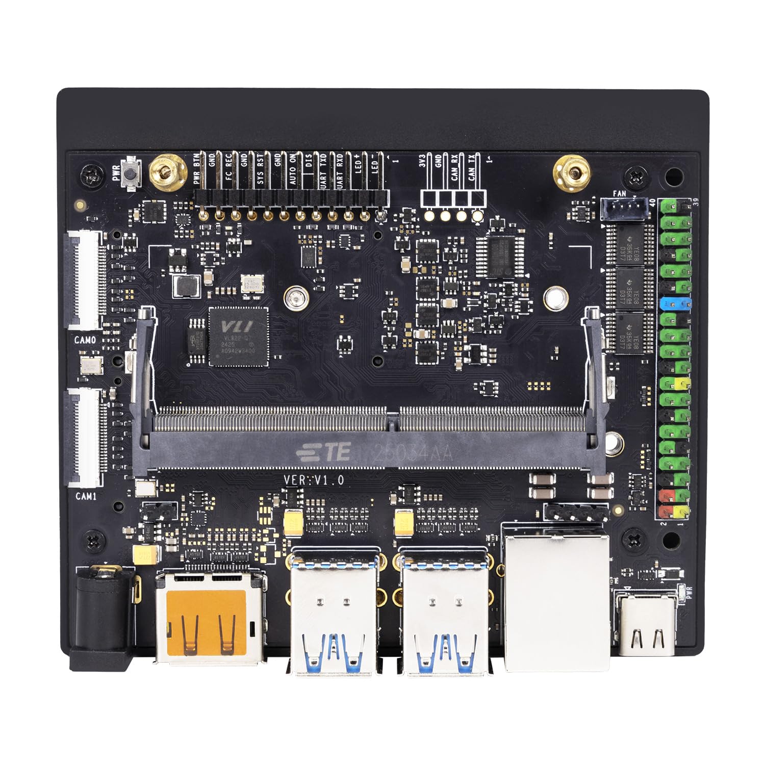 Yahboom Jetson-Orin Super Carrier Board AI Development Board Based On Jetson-Orin Nano and Orin NX Core Module (Orin-Super Carrier Board)