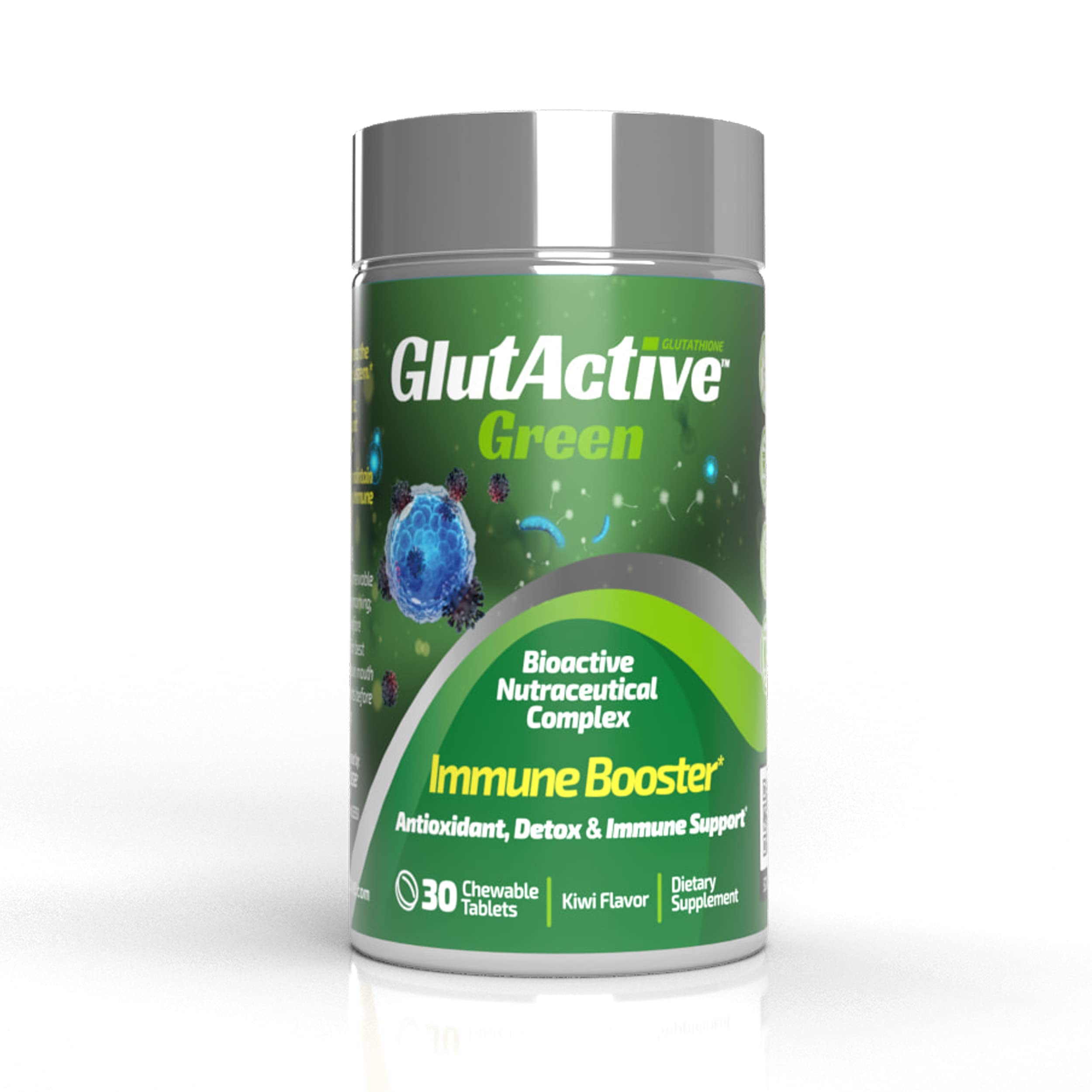 Glutathione 950mg | Antioxidant, Detox, Increase Immunity, Energy, Strengthen & Cellular Protec | (Cys)+(Mg)+(Se)+Zn + PQQ + Acerola + Echinacea + Resveratrol + Saikosaponin. Chewable – 30 Count.