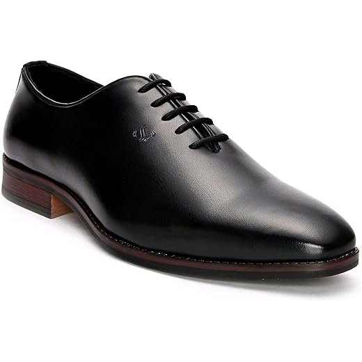 Mens Black Leather Oxfords
