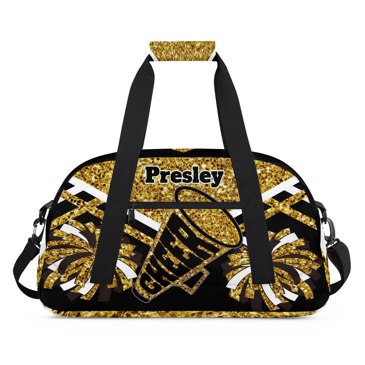 Custom Cheerleaders Dance Bag for Girls, Personalized Dance Ballet Bag for Teens Girls Waterproof Weekender Practice Travel Sports Duffel Gym Bag,