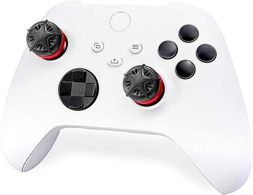 Miniatura 8 de KontrolFreek Call of Duty Black Ops Cold War Performance Thumbsticks for Xbox One and Xbox Series X 2 High-Rise Convex BlackRed