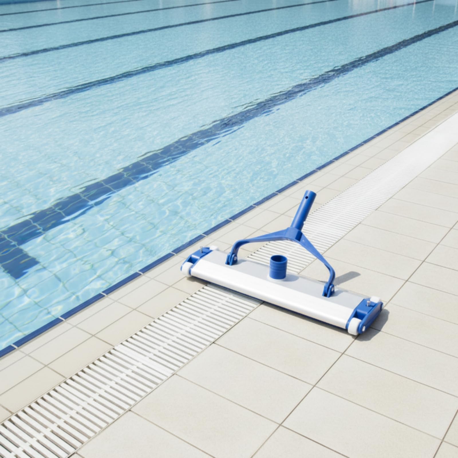 predolo Spazzola Aspirafango con Attacco Aspirazione Manuale Testa Aspiratore Piscina Ampia Attrezzatura