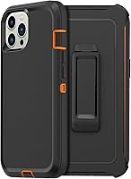 Vista 9 de AICase Funda resistente para iPhone 13 Pro Max/12 Pro Max, resistente de 3 capas de protección de grado militar, a prueba de golpes y caídas