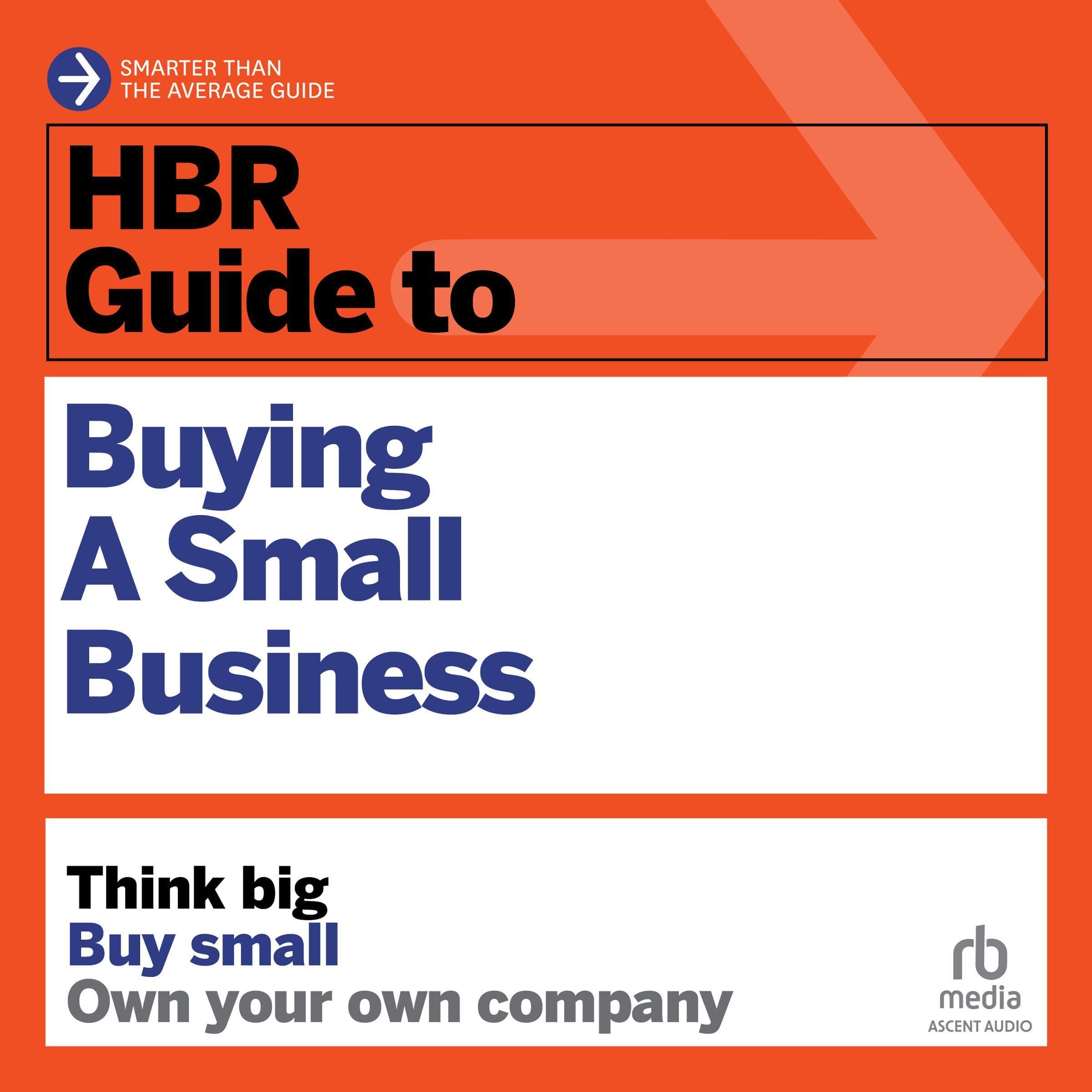 Cover art for HBR Guide to Buying a Small Business