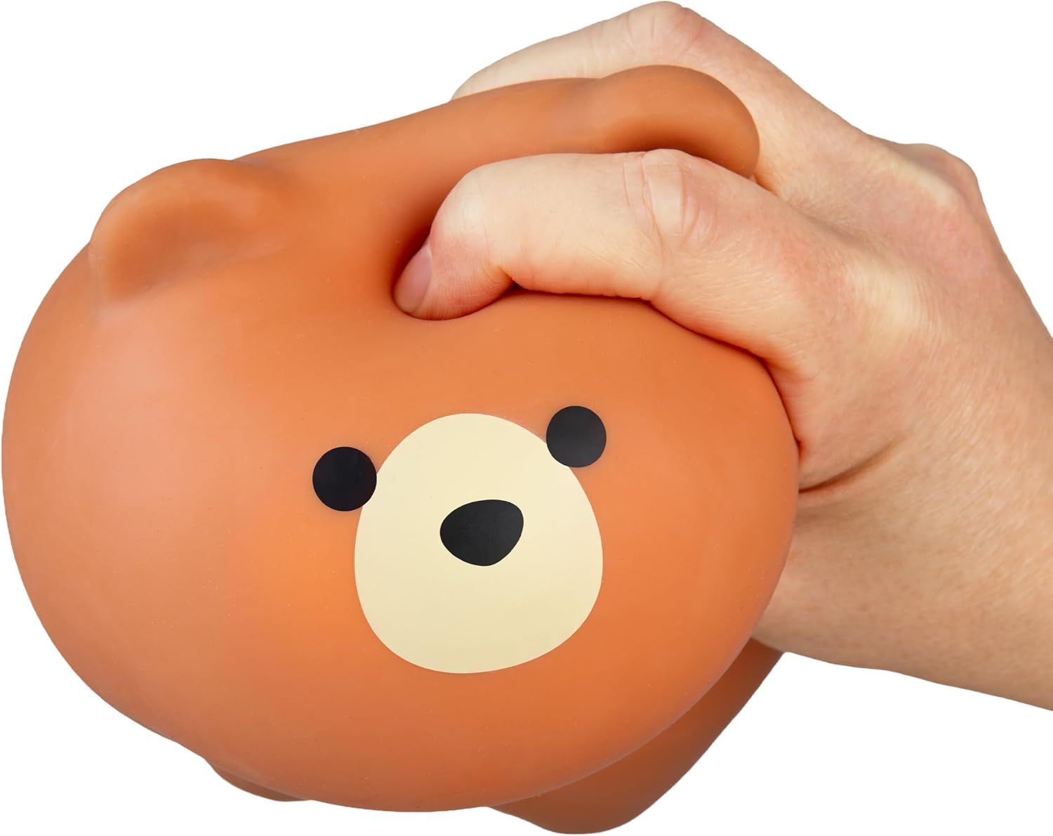 ORB Easy Sqweezy Snugglies Jumbo Squishy Bear - Stretch, Squeeze, Snuggle This Big, Fun, Slow Rising and Extra Soft Toy Pet Bear for Stress Relief - Stretchy and Squishy Fidget Toy for Kids and Adults