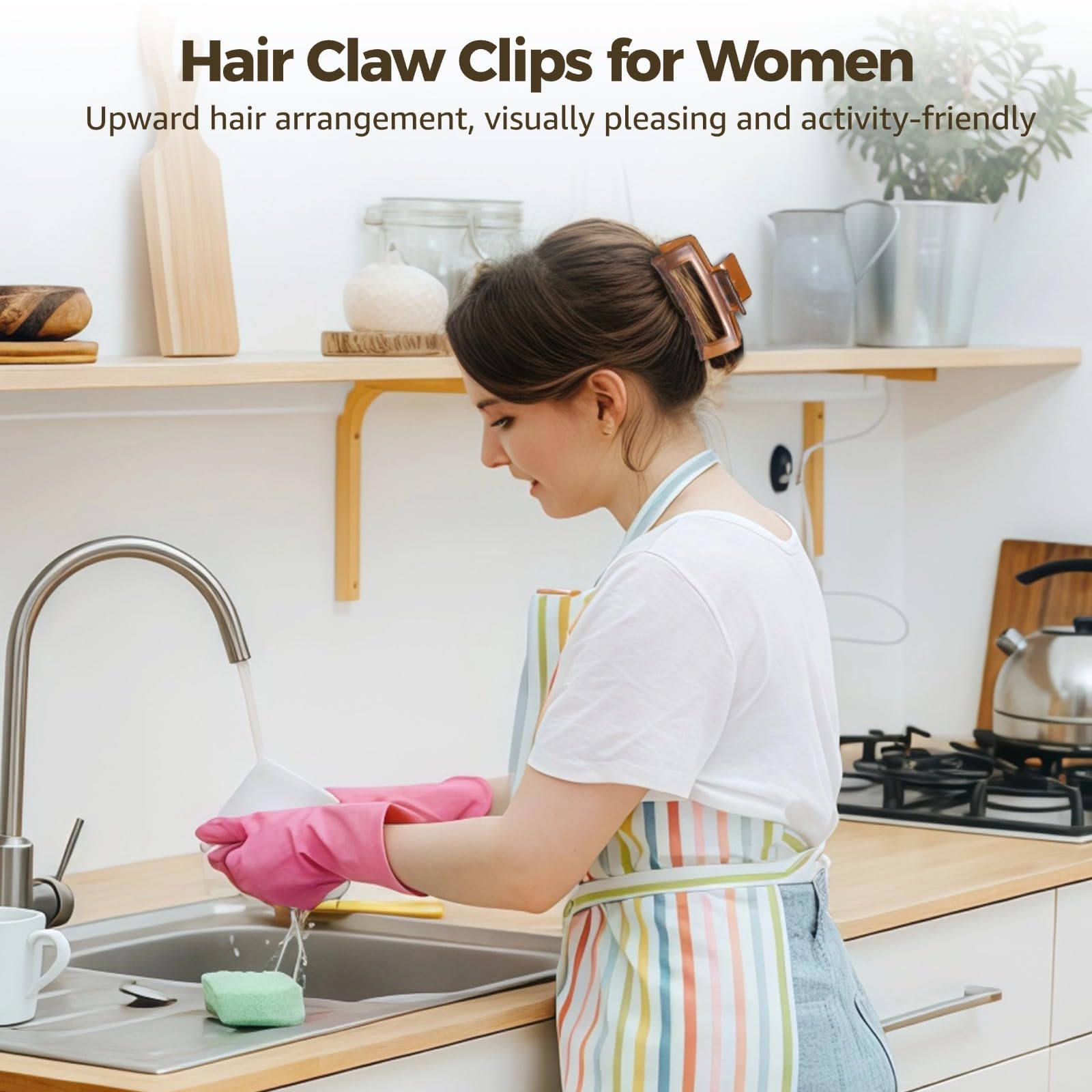 64 pinzas para el cabello a granel para mujer, pinzas rectangulares de 8,5 cm, colores surtidos, mate y brillante, para mujeres y jóvenes