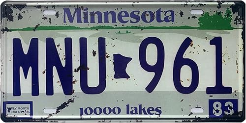 Miniatura 56 de Placa de matrícula de Wyoming de aluminio, placa decorativa de automóvil novedosa, placas de matrícula de 12"x6" para el frente del automóvil, placa